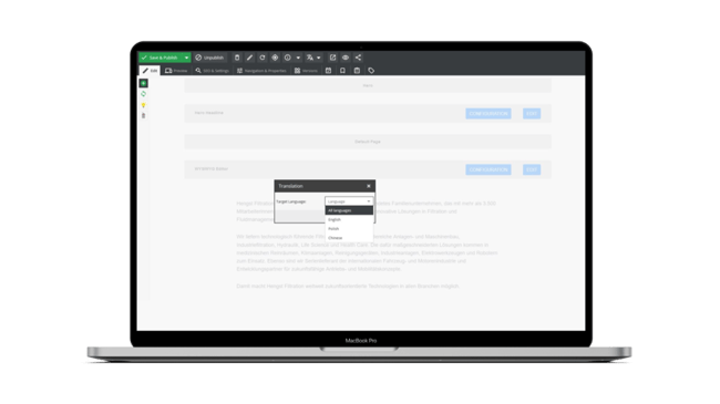 Translation with DeepL - via API directly from Pimcore